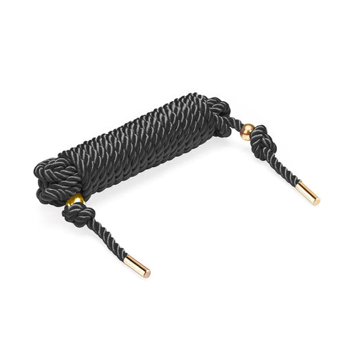 Liebe Seele - Silky Katoenen Shibari Bondagetouw - Zwart - Verkrijgbaar in 5 en 10 meter