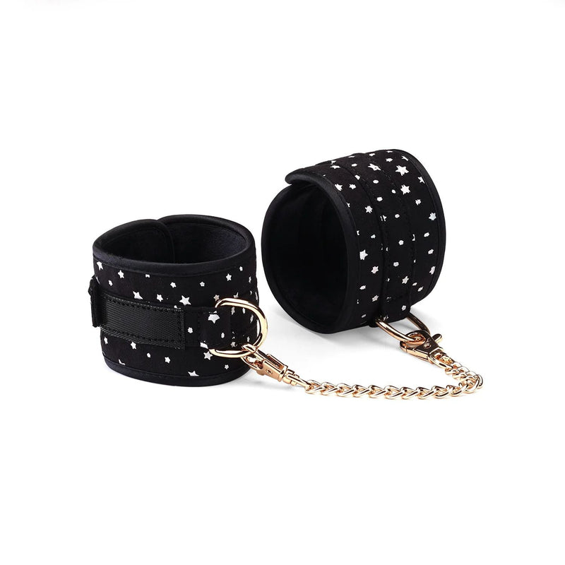 Liebe Seele - Starry Nights - Bondageset - Zwart met Sterretjes - Superzachte Voering - 7 delen - Geimporteerd uit Japan