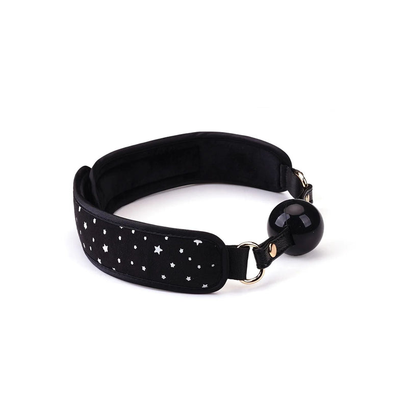 Liebe Seele - Starry Nights - Bondageset - Zwart met Sterretjes - Superzachte Voering - 7 delen - Geimporteerd uit Japan