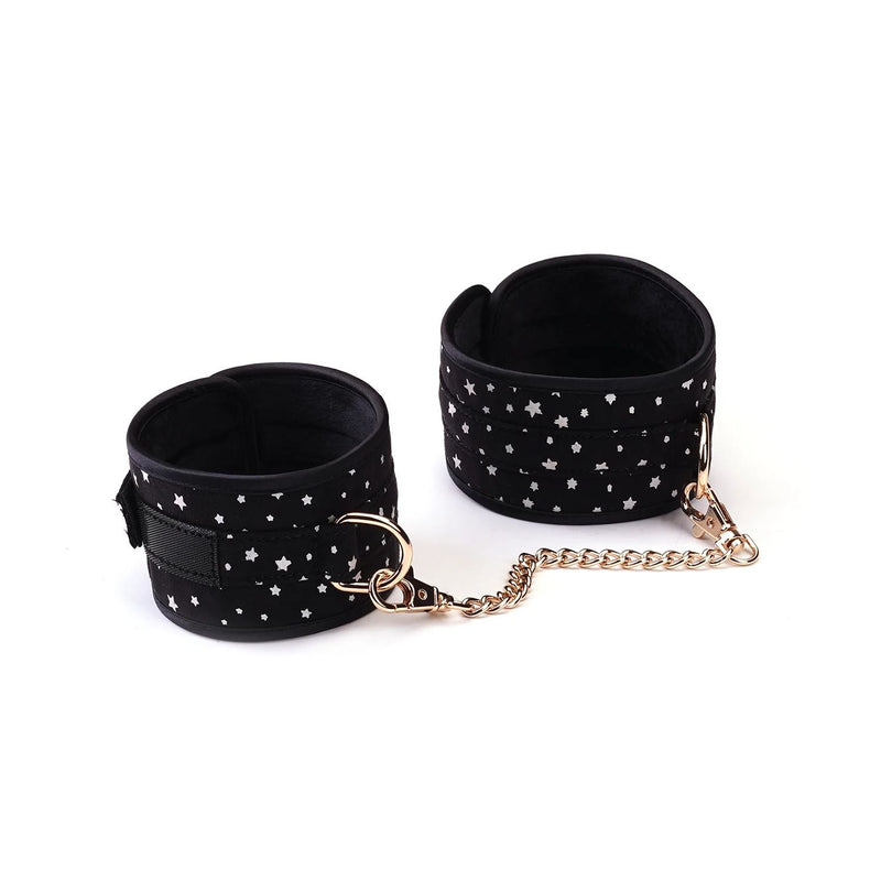 Liebe Seele - Starry Nights - Bondageset - Zwart met Sterretjes - Superzachte Voering - 7 delen - Geimporteerd uit Japan
