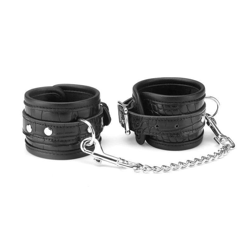 Liebe Seele - Temptation - Advanced Bondageset - Crocodile PU-leer - 8 delen - Geimporteerd uit Japan