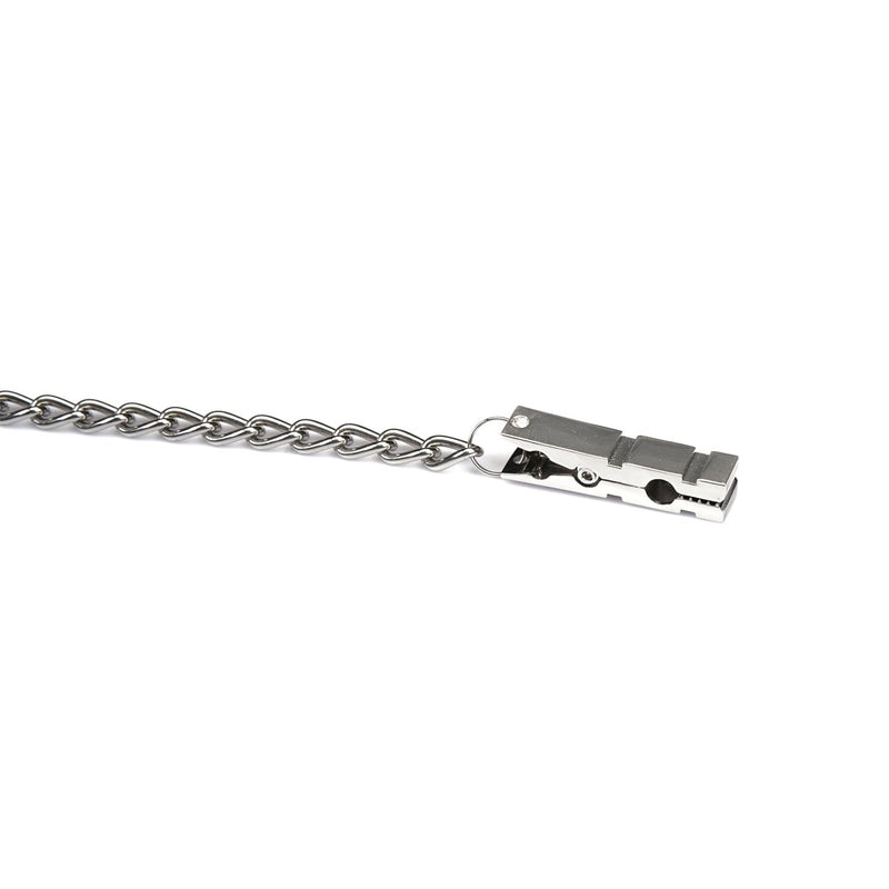 Liebe Seele - Tepelklemmen Wasknijper - Met Ketting - Zware Kwaliteit - Extreem - Zilver