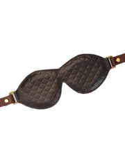 Liebe Seele - The Equestrian Leather Blindfold - Leren Blinddoek