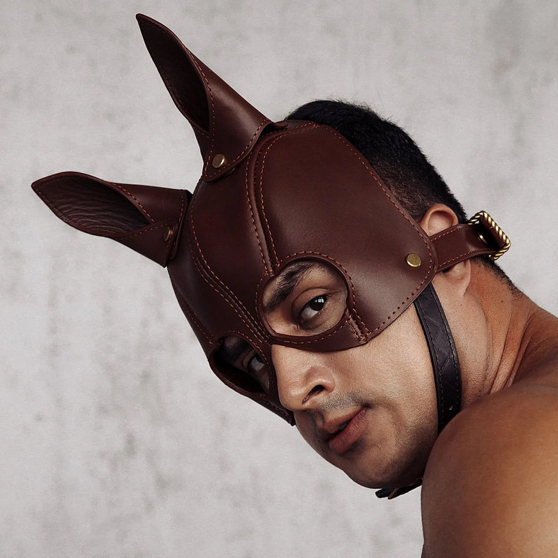 Liebe Seele - The Equestrian Leather Horse Mask - Leren Masker