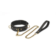 Liebe Seele - Warrior Princess - Stoere Lederen Collar met Messing Hardware - Zwart - Uit Japan