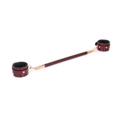 Liebe Seele - Wine Red - Spreidstang Met Leer Bekleed - exclusief En Luxe ontwerp - wijnrood
