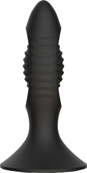 Limitless - AP1 - Shock Swelling Anaal Plug met Vibrerende Bal - Zwart-Erotiekvoordeel.nl