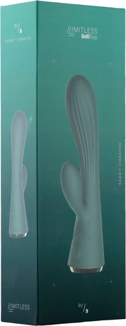Limitless - RV3 - Rabbit Vibrator - Groen-Erotiekvoordeel.nl