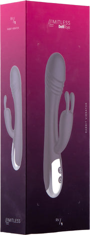 Limitless - RV1 - Rabbit Vibrator - Zwart-Erotiekvoordeel.nl