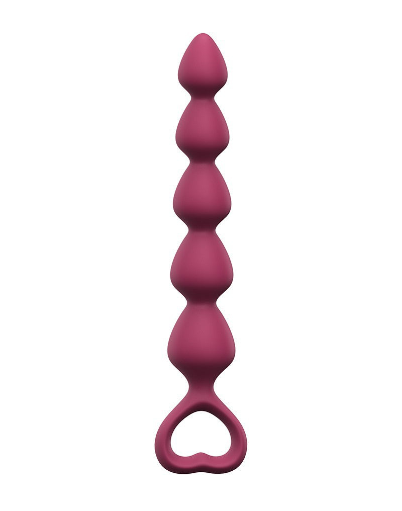 Love to Love - Bing Bang - Anaal Kralen Met Hartvormig Handvat - Roze - Maat M