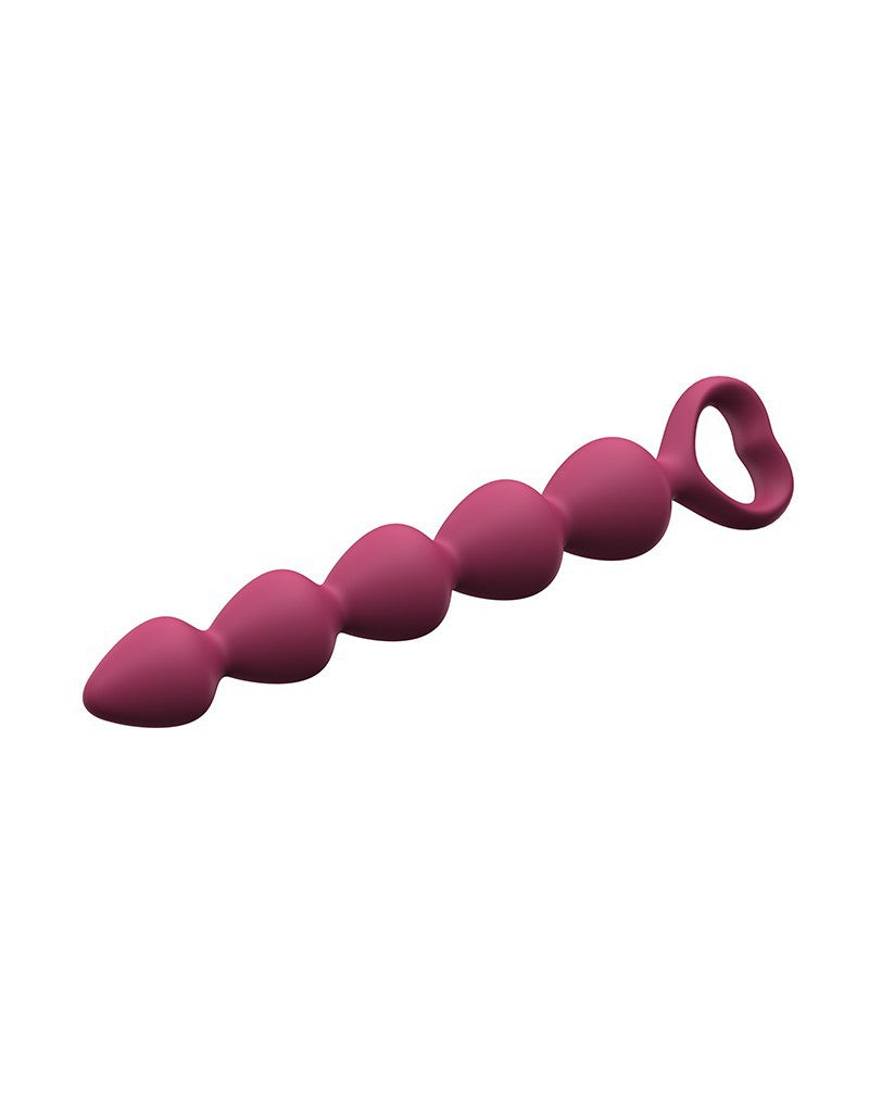 Love to Love - Bing Bang - Anaal Kralen Met Hartvormig Handvat - Roze - Maat M