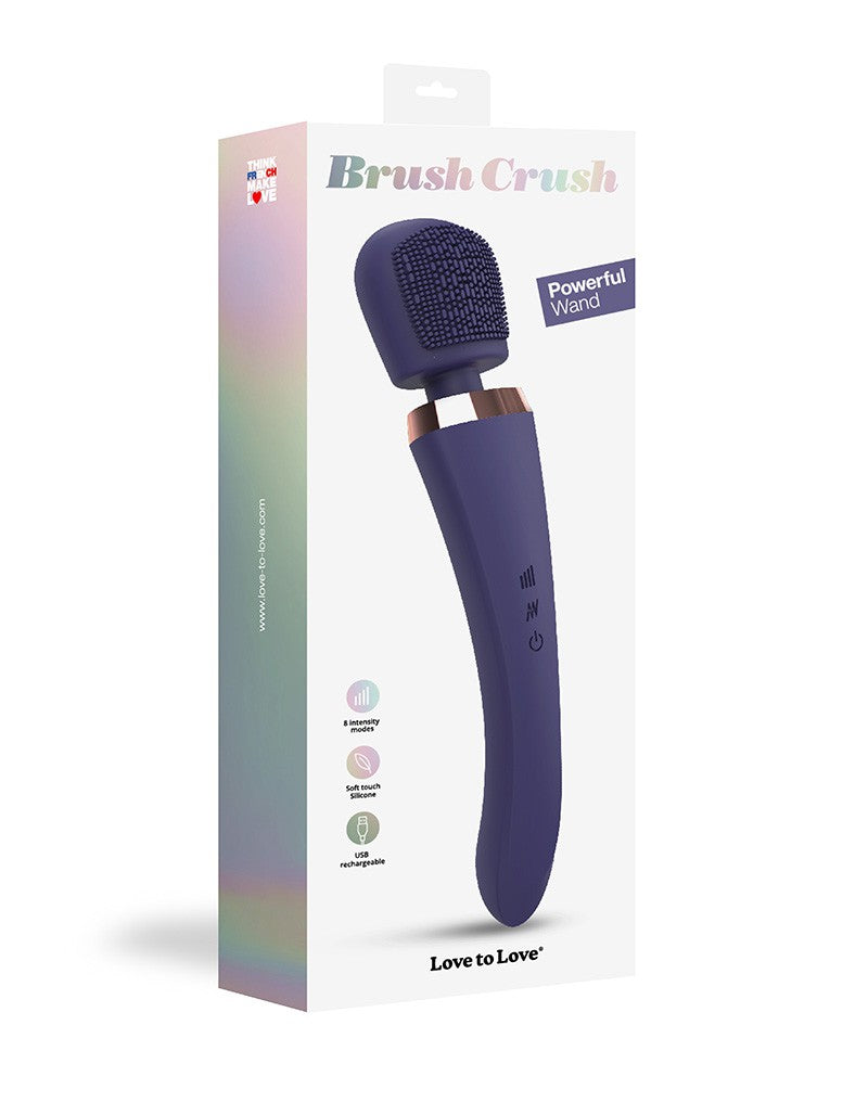 Love to Love - Brush Crush - Wand Vibrator - Paars