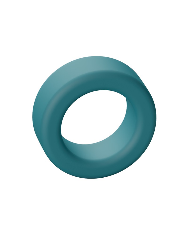 Love to Love - Cool Ring - Klassieke Siliconen Cockring - Blauwgroen