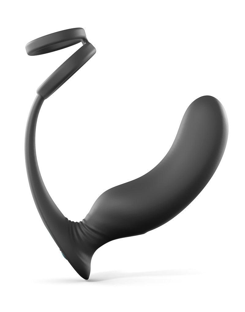 Love to Love - Double Game - Prostaatvibrator Met Cockring - Zwart