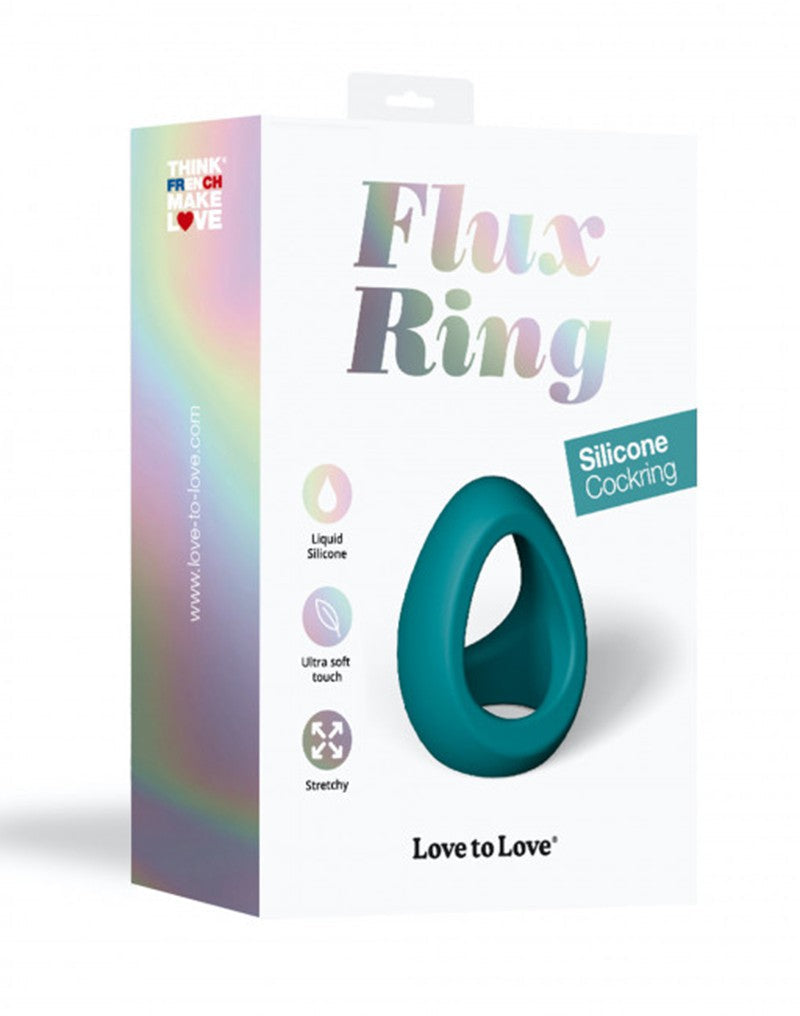 Love to Love - Flux Ring - Flexibele Cockring - Zeegroen