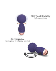 Love to Love - Itsy Bitsy - Mini Wand Vibrator - Paars