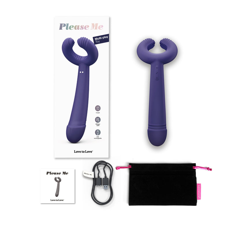Love to Love - Please Me - Multi Vibrator - Paars