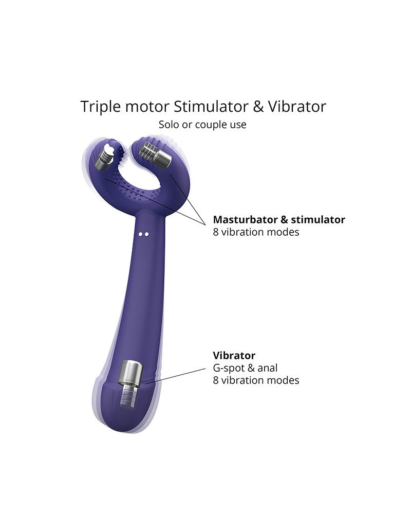 Love to Love - Please Me - Multi Vibrator - Paars