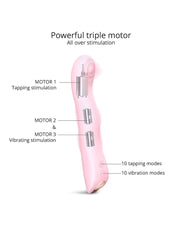 Love to Love - Swap - P-spot & G-spot Vibrator - Met Tapping Functie - Lichtroze