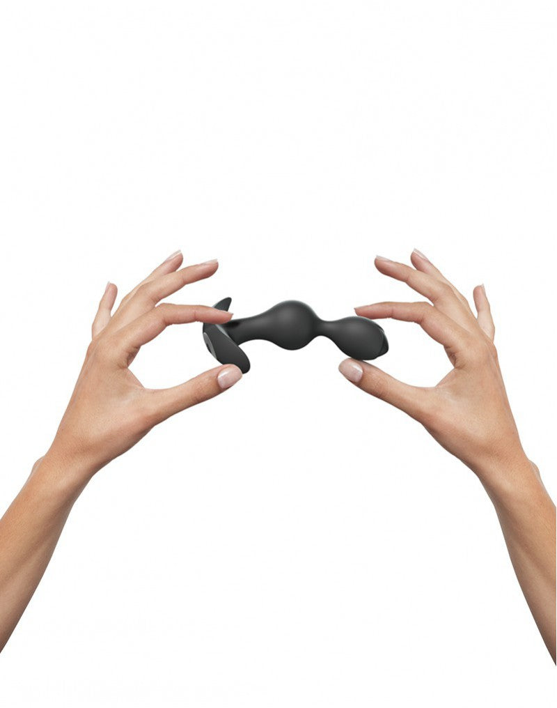 Love to Love - Twinny Bud - Buigbare Vibrerende Buttplug - Zwart