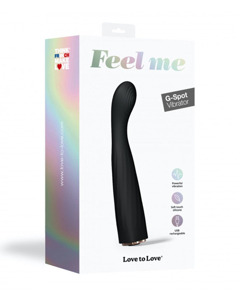 Love to Love - Feel Me - Flexibele G-Spot Vibrator - Zwart