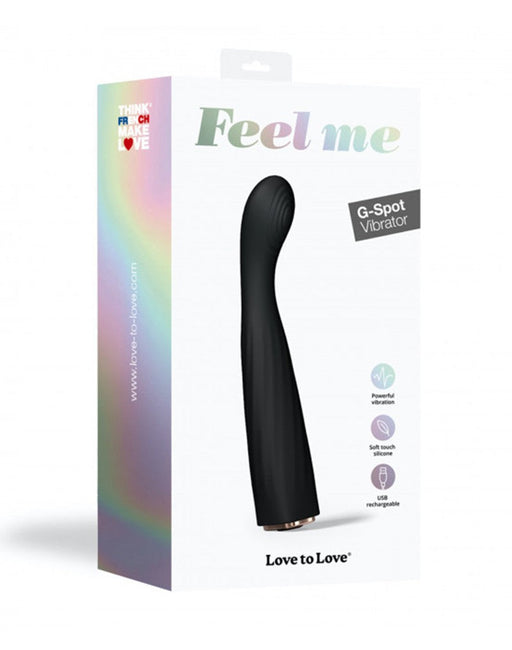 Love to Love - Feel Me - Flexibele G-Spot Vibrator - Zwart