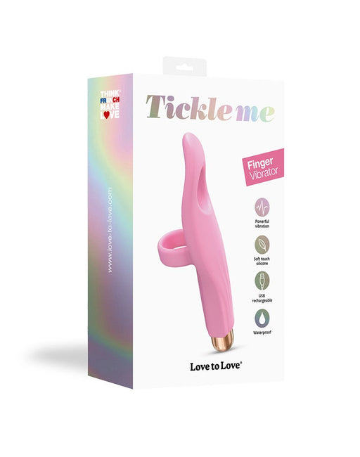 Love to Love - Tickle Me - Vinger Vibrator - Roze