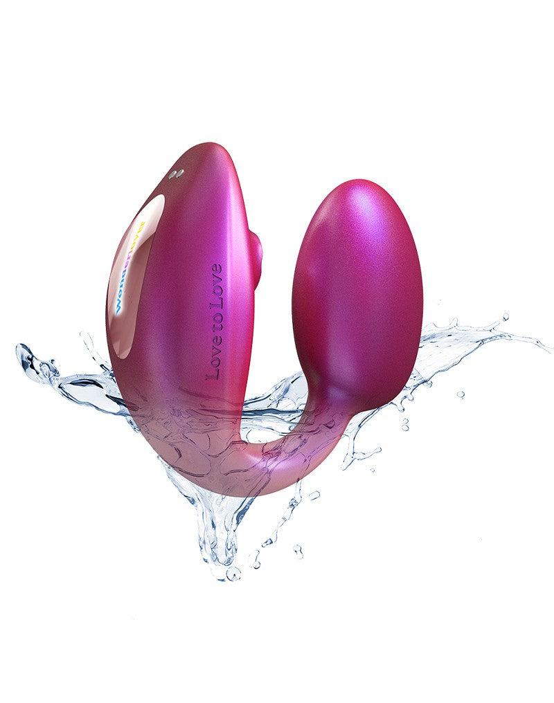 Love to Love - Wonderlover - Luchtdruk Vibrator en G-spot Vibrerend Eitje - Roze