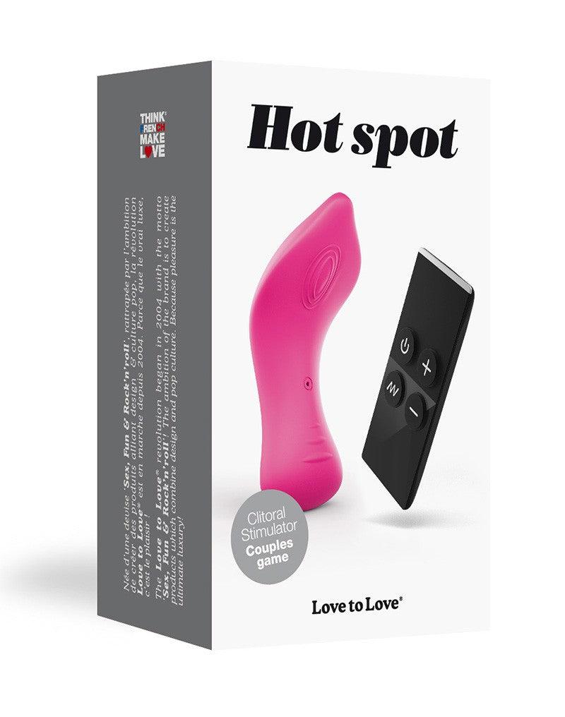 Love to Love - Clitoris Vibrator Met Remote Control Hot Spot