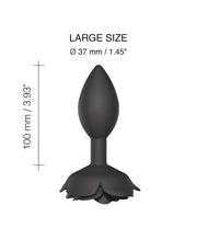 Love to Love - Open Roos Buttplug - Maat L - Zwart