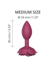 Love to Love - Open Roos Buttplug - Maat M - Rood