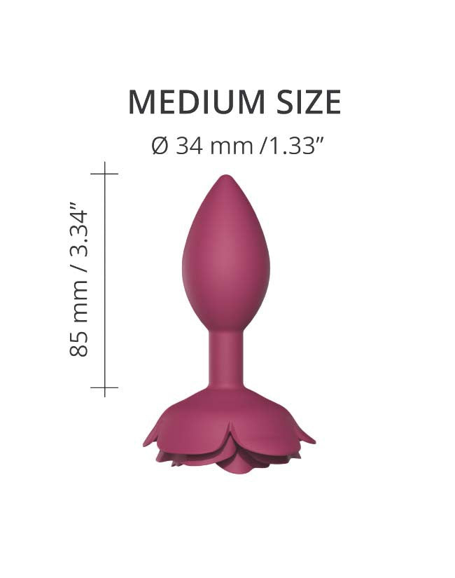 Love to Love - Open Roos Buttplug - Maat M - Rood