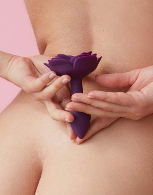 Love to Love - Open Roos Buttplug - Maat S - Paars
