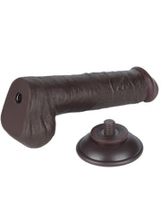 LoveToy - Dildo Met Sliding Skin Technologie - 20,8 cm x Ø 4 cm - Bruin