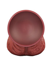 LoveToy - XXL Extreme Dildo met Touw Motief - Lengte 24 cm - Bruin/Lichte Huidskleur