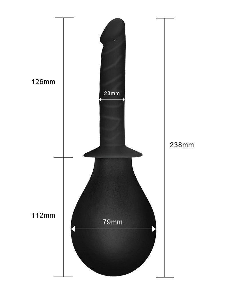 LoveToy - Anaal Douche - Zwart