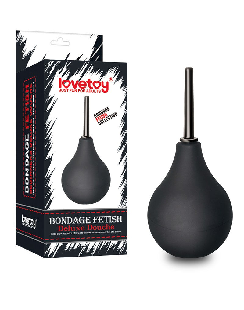 LoveToy - Bondage Fetish DeLuxe - Anaal Douche - Zwart