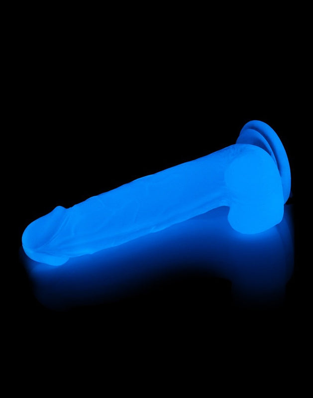 LoveToy - Lumino Play - Dildo - 19 cm - Glow In The Dark