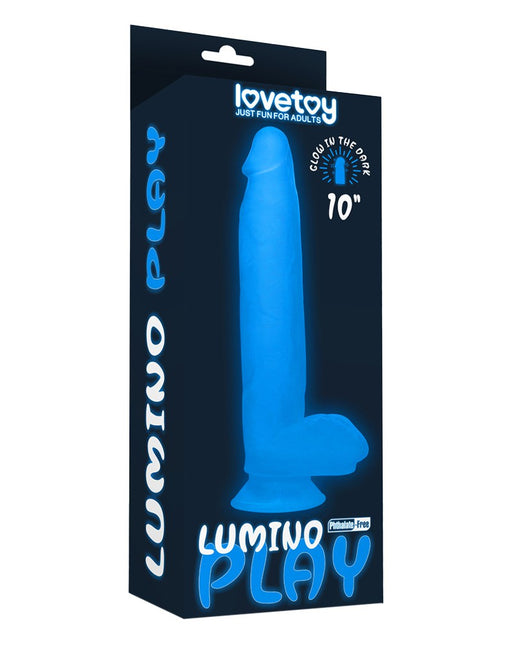 LoveToy - Lumino Play - Dildo - 26 cm - Glow In The Dark
