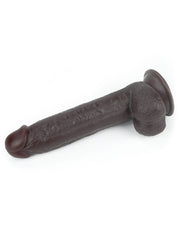 LoveToy - Dildo Met Sliding Skin Technologie - 24 x 4.5 cm - Bruin