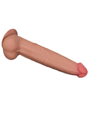 LoveToy - Sliding Skin Dildo - Lengte 34 cm - Lichte Huidskleur