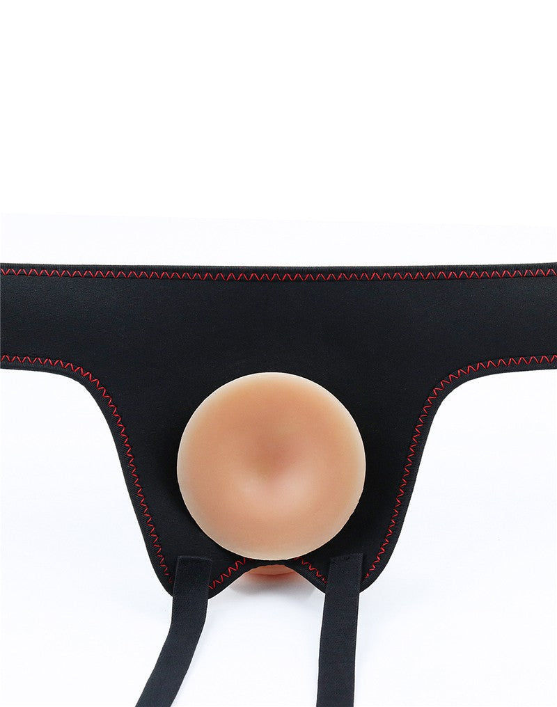 LoveToy - Easy Strap-on Set Met Dildo - 19 cm - Lichte Huidskleur