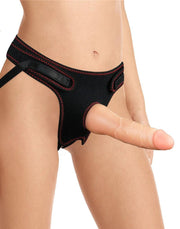 LoveToy - Easy Strap-on Set Met Dildo - 19 cm - Lichte Huidskleur