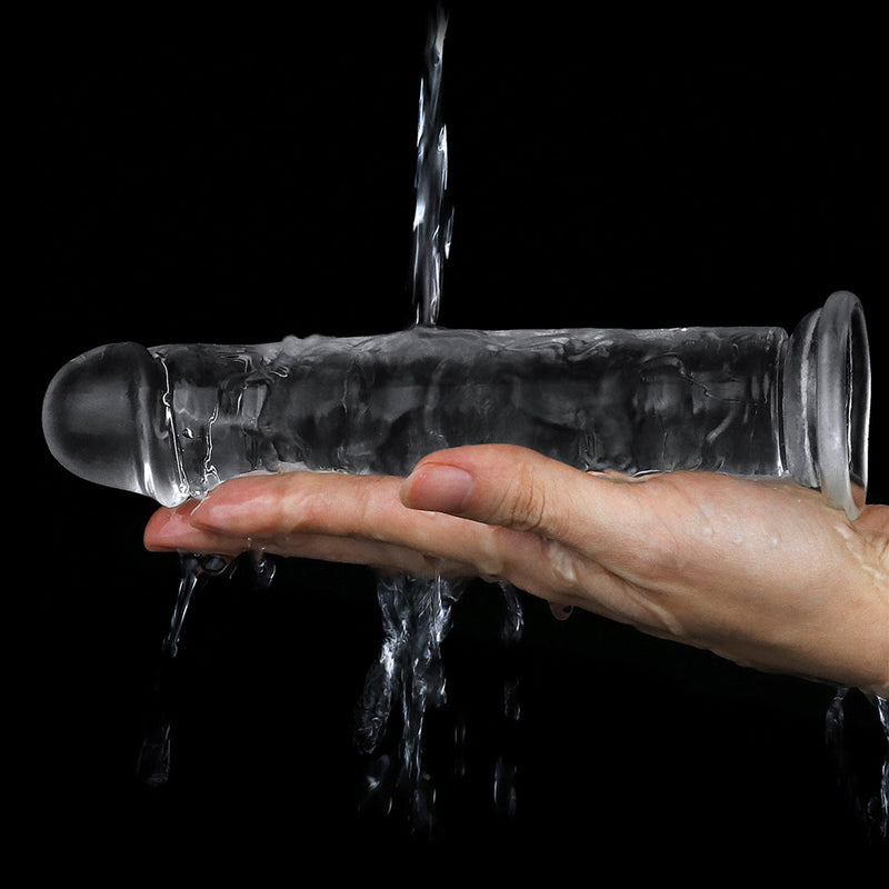 LoveToy - Flawless - Dildo - 18 x 3,5 cm - Transparant