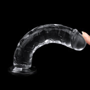 LoveToy - Flawless - Dildo - 18 x 3,5 cm - Transparant