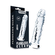 LoveToy - Flawless - Dildo - 18 x 3,5 cm - Transparant