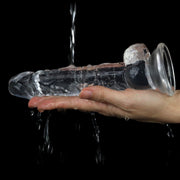 LoveToy - Flawless - Dildo - 19 x 3,5 cm - Transparant