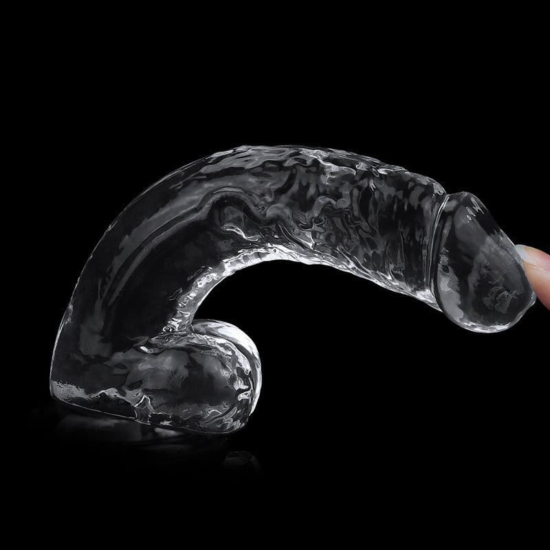 LoveToy - Flawless - Dildo - 19 x 3,5 cm - Transparant