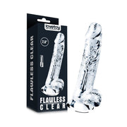 LoveToy - Flawless - Dildo - 19 x 3,5 cm - Transparant