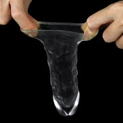 LoveToy - Flawless - Transparante Penis Sleeve - 15.5 cm